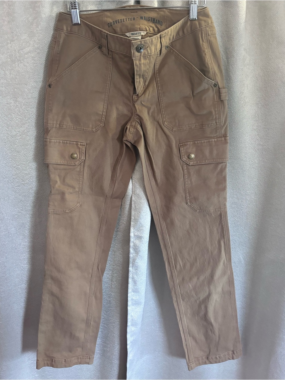 Duluth Trading Co Brown/Tan Workwear Chinos with Cargo Pockets